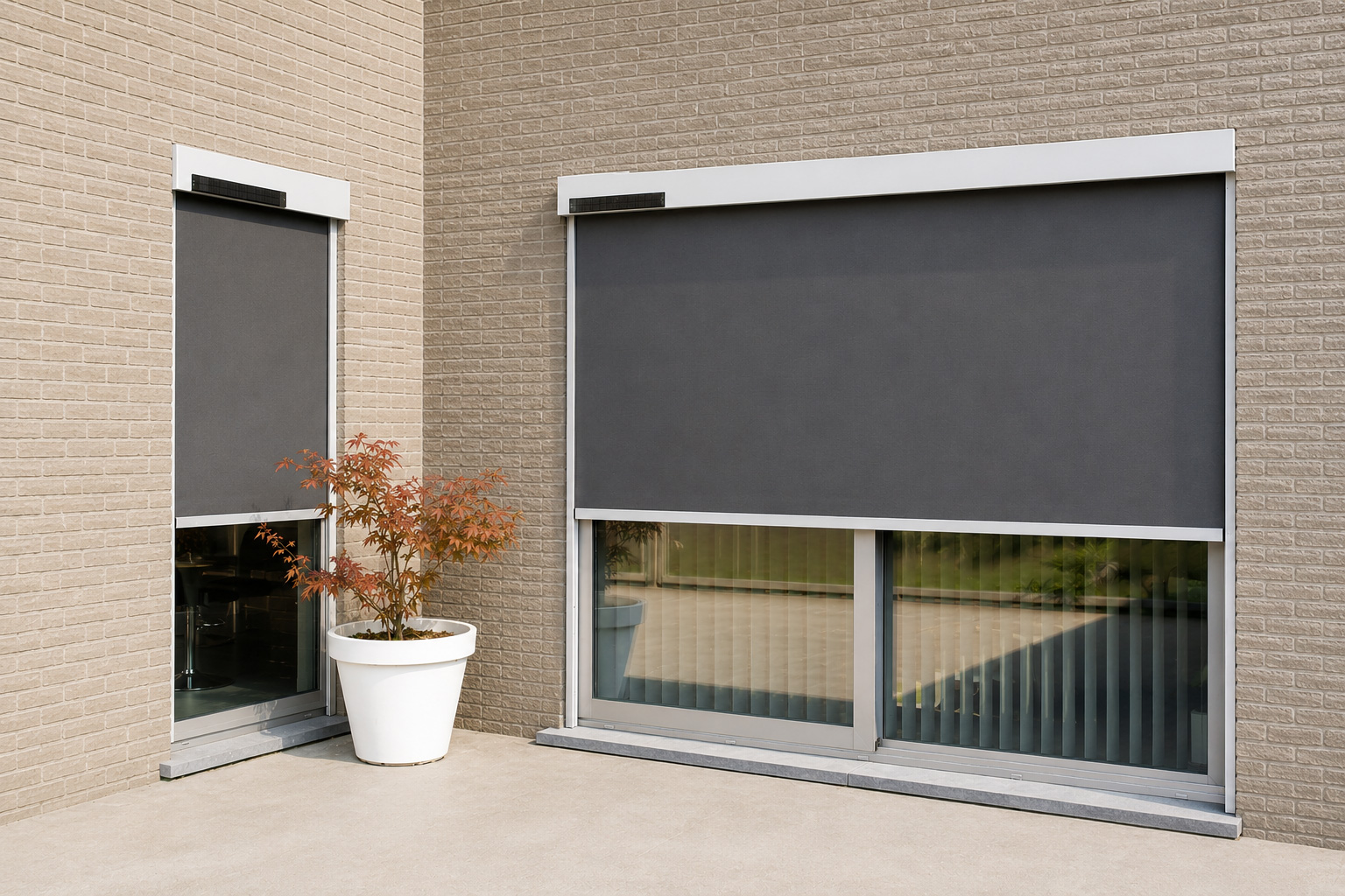 Solar zipscreen